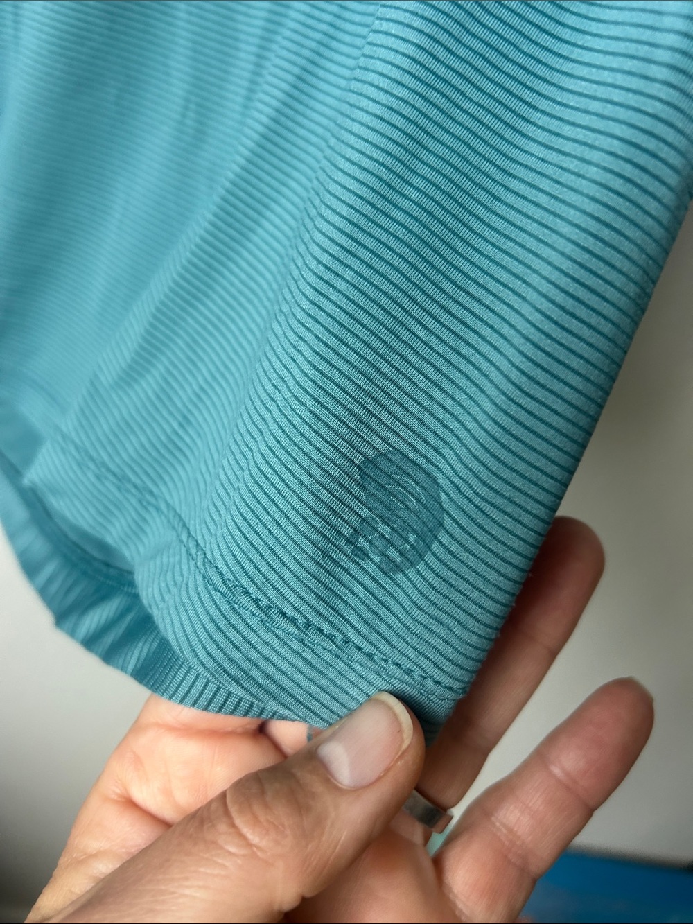 Mountain Hardwear Women's Long-Sleeve Tee in Teal - Picture 5 of 5